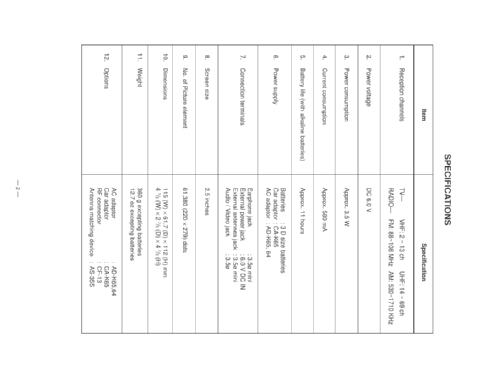 LCD Television/Radio EV-2500 B, C, I, N; CASIO Computer Co., (ID = 2535244) TV-Radio