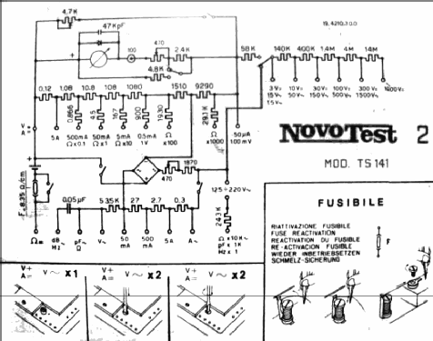 Multimeter Novotest 2 TS141; Cassinelli, S.a.s., (ID = 2021662) Ausrüstung