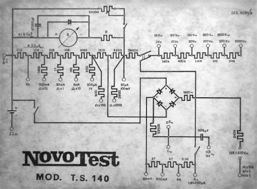 Novotest - Tester universale/Comprobador universal/Multimeter TS140; Cassinelli, S.a.s., (ID = 2115503) Equipment