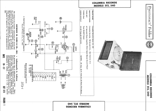 540 ; CBS-Columbia Inc.; (ID = 2445183) R-Player