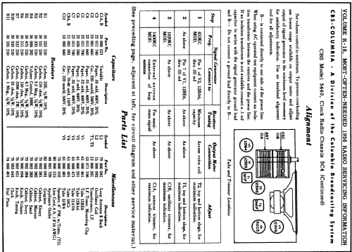 5440 Ch= 5C4; CBS-Columbia Inc.; (ID = 123648) Radio