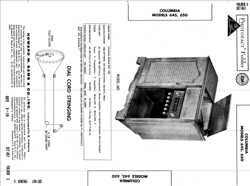 645 ; CBS-Columbia Inc.; (ID = 597060) Radio