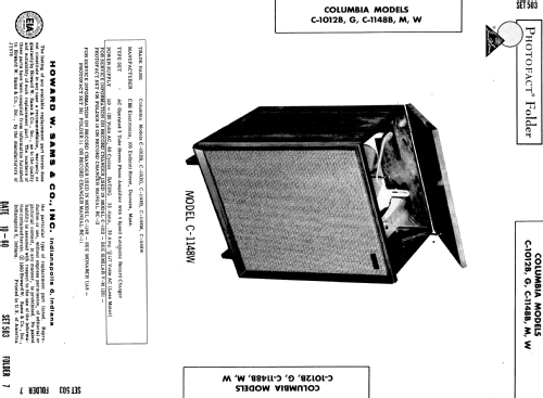 C-1148M ; CBS-Columbia Inc.; (ID = 523252) Sonido-V