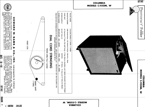 C-1150M ; CBS-Columbia Inc.; (ID = 524016) Radio