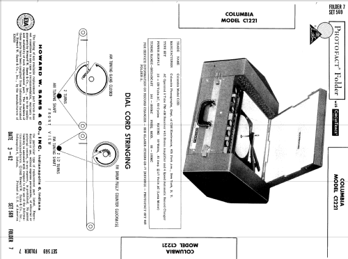 Columbia C1221 ; CBS-Columbia Inc.; (ID = 554381) Radio