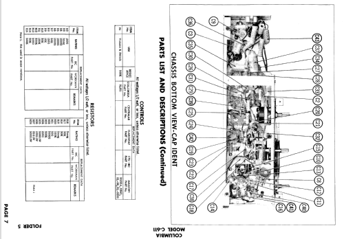 Columbia C-611 ; CBS-Columbia Inc.; (ID = 554387) Radio