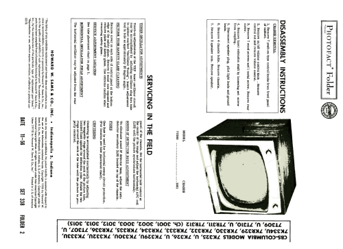 7T310 Ch= 3001; CBS-Columbia Inc.; (ID = 1994653) Televisore