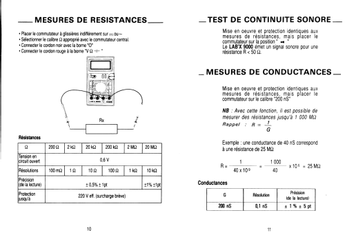 Digital Multimeter Lab'x 9000; CdA, Construction d' (ID = 1815181) Equipment