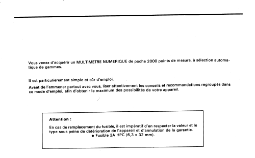 Multimètre numérique de poche CDA17, CDA18, CDA19; CdA, Construction d' (ID = 1818109) Equipment