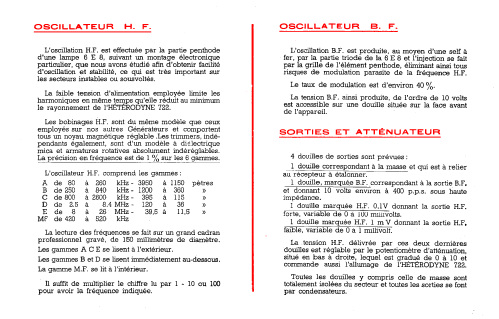 Hétérodyne 722; Centrad; Annecy (ID = 2904435) Equipment