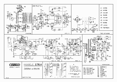 Oscilloscope 276 A; Centrad; Annecy (ID = 2007186) Equipment