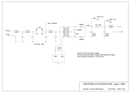 MW? Typ 100; Centrum-Radio, (ID = 2997699) Car Radio