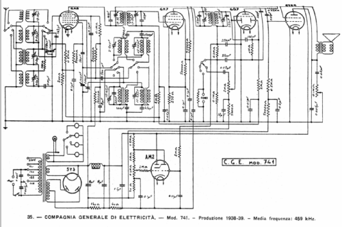 741; CGE, Compagnia (ID = 37149) Radio