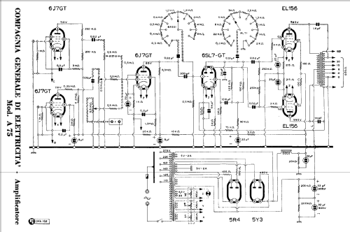 A75; CGE, Compagnia (ID = 971113) Ampl/Mixer