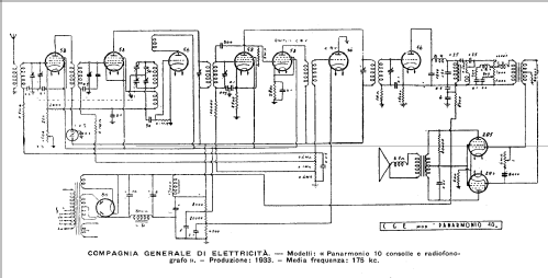 Panarmonio X ; CGE, Compagnia (ID = 227628) Radio