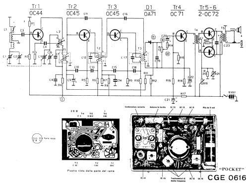 Pocket 0616; CGE, Compagnia (ID = 1543205) Radio