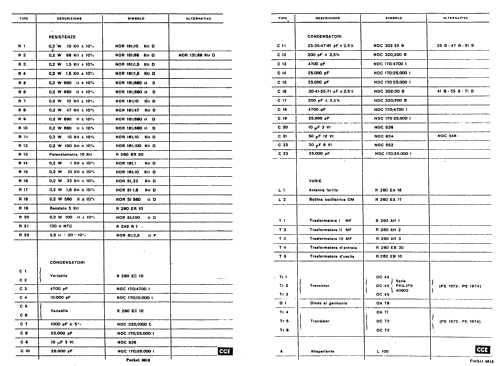 Pocket 0616; CGE, Compagnia (ID = 1543206) Radio