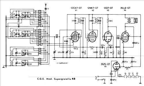 Supergioiello 48; CGE, Compagnia (ID = 592504) Radio