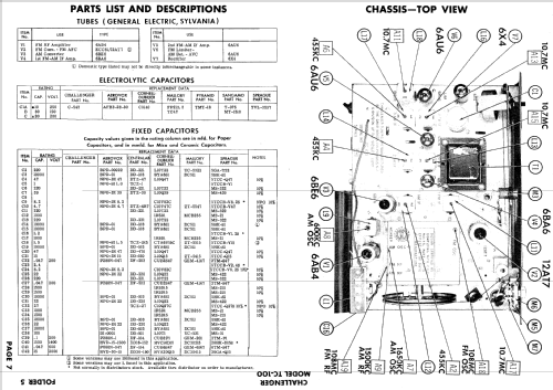 TC-100 ; Challenger Amplifier (ID = 720941) Radio