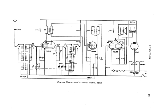 851/3; Champion Electric, (ID = 578797) Radio