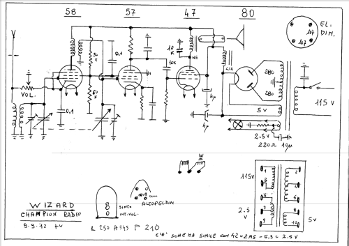 Wizard ; Champion Radio Labs (ID = 1762321) Radio