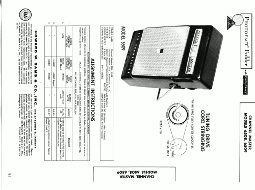 Six Transistor 6509; Channel Master Corp. (ID = 2244096) Radio