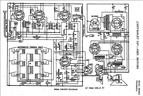 985424 ; Chevrolet Div. (ID = 792183) Car Radio