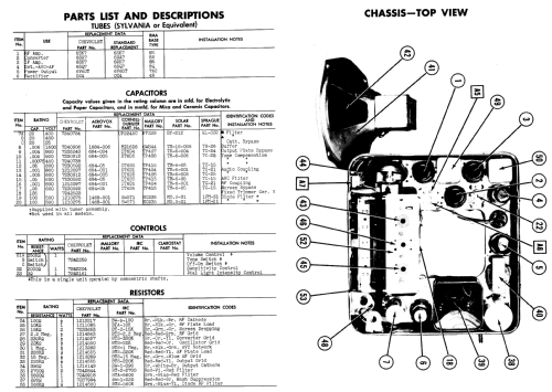 985793 ; Chevrolet Div. (ID = 834869) Autoradio