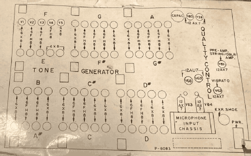 Cordovox Tone Generator; Chicago Musical (ID = 2637055) Ampl/Mixer