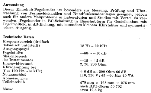 Klirrarmer Tongenerator GF71; Clamann & Grahnert; (ID = 1833753) Ausrüstung