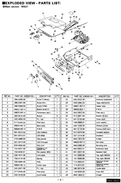 M622 PE-6007A; Clarion Co., Ltd.; (ID = 2731936) Car Radio