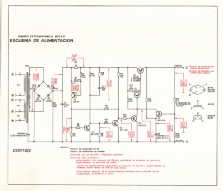 Kit estereofónico HF-2015; Clarivox, S.A., (ID = 2093846) Radio