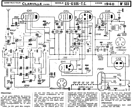 G5-TC; Clarville CSF; Paris (ID = 220404) Radio