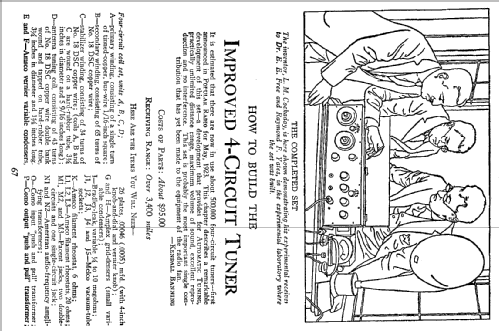 Cockaday Improved 4 Circuit Tuner; Construction envelope, kit; Cockaday, L. M. & Co (ID = 1546377) Kit