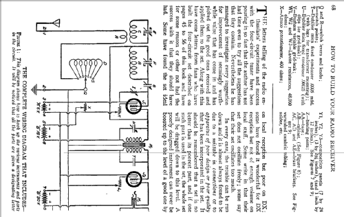 Cockaday Improved 4 Circuit Tuner; Construction envelope, kit; Cockaday, L. M. & Co (ID = 1546378) Kit