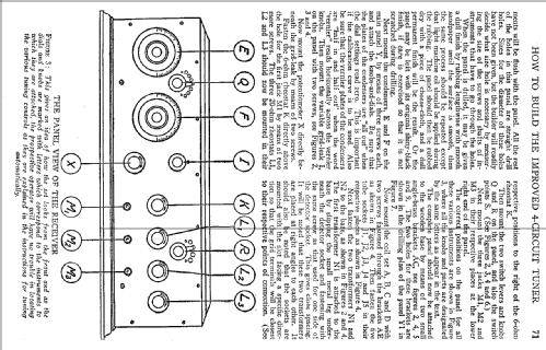 Cockaday Improved 4 Circuit Tuner; Construction envelope, kit; Cockaday, L. M. & Co (ID = 1546384) Kit