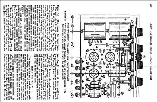 Cockaday Improved 4 Circuit Tuner; Construction envelope, kit; Cockaday, L. M. & Co (ID = 1546388) Kit