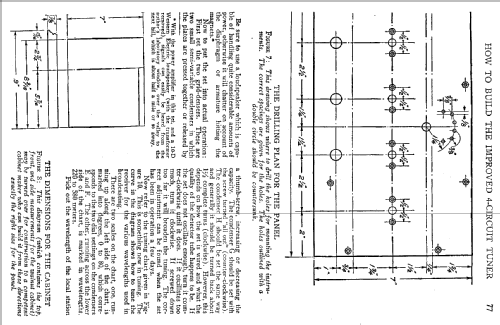 Cockaday Improved 4 Circuit Tuner; Construction envelope, kit; Cockaday, L. M. & Co (ID = 1546404) Kit