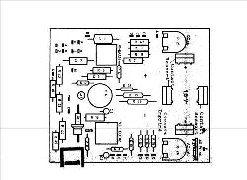 Voltmètre électronique Cogekit VE750; Cogerel; Dijon (ID = 994661) Equipment