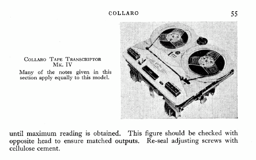 Tape Transcriptor Mark III; Collaro Ltd.; (ID = 575200) R-Player