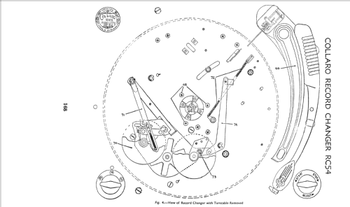 Automatic Record Changer RC-54; Collaro Ltd.; (ID = 2668610) Ton-Bild