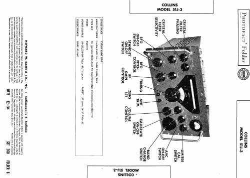 51J-3 ; Collins Radio (ID = 466873) Commercial Re