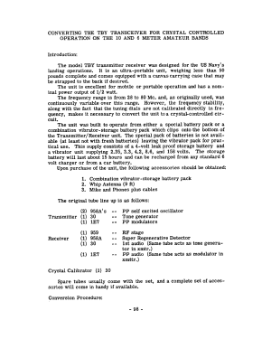 TBY-4 CRI-43044; Colonial Radio Co.; (ID = 2970870) Mil TRX