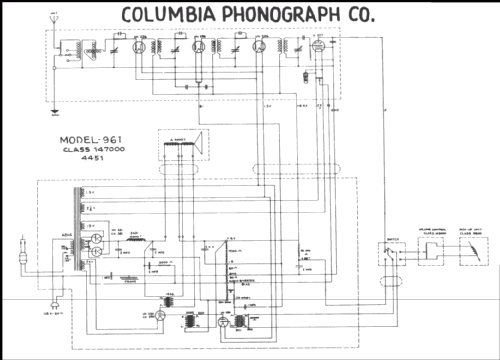 Electric Viva-tonal and Kolster Radio Combination 961; Columbia Phonograph, (ID = 216535) Radio