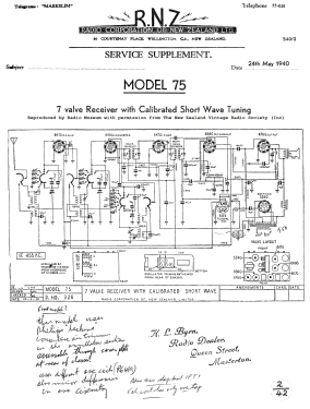 Columbus 75; Columbus Brand; (ID = 2797860) Radio