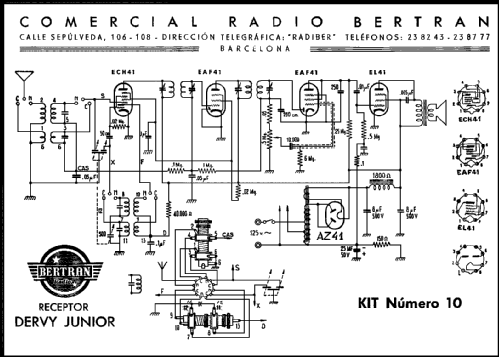 Dervy Junior KIT 10; Comercial Radio (ID = 1397088) Radio