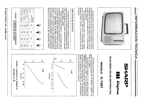 ELBE-Sharp C-1401 Ch= PS-1; Comercial Radio (ID = 2206919) Television