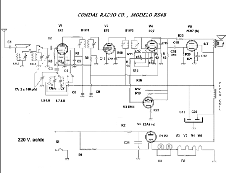 RS4B 8961; Condal Radio Co., (ID = 789118) Radio