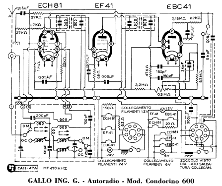 Condorino 600 ; Condor Ing. Gallo; (ID = 947811) Car Radio