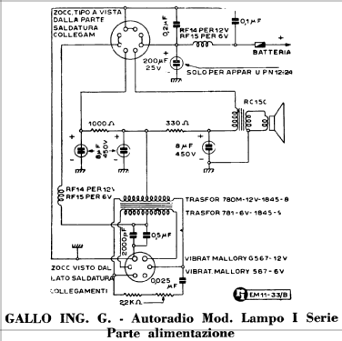 Lampo I Serie; Condor Ing. Gallo; (ID = 961626) Car Radio